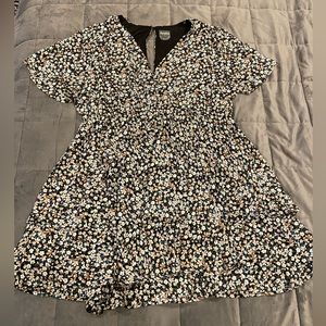 Arula Women’s Black Floral Mini-dress